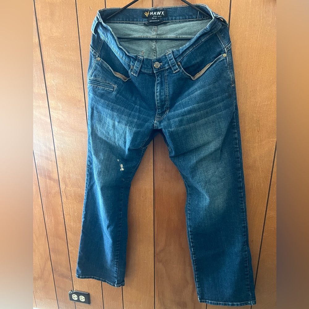 Hawx Work Gear Men’s Straight Leg Denim Jeans Size 33/32